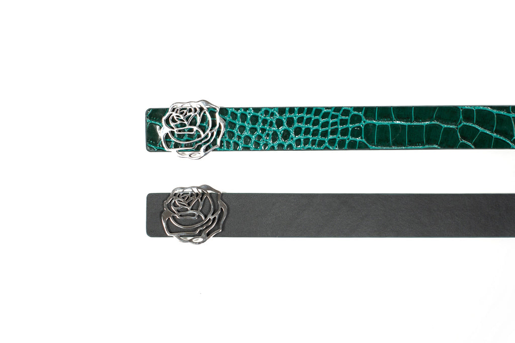 PLG REVERSIBLE BELT *GREEN/BLACK*