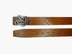 PLG REVERSIBLE BELT *BROWN/RED*